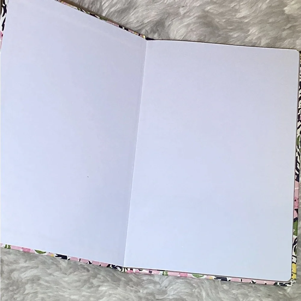 Tory Burch Pink Floral Green dairy book